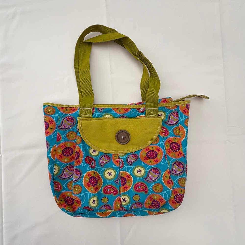 Large Tote Bag Paisley Print